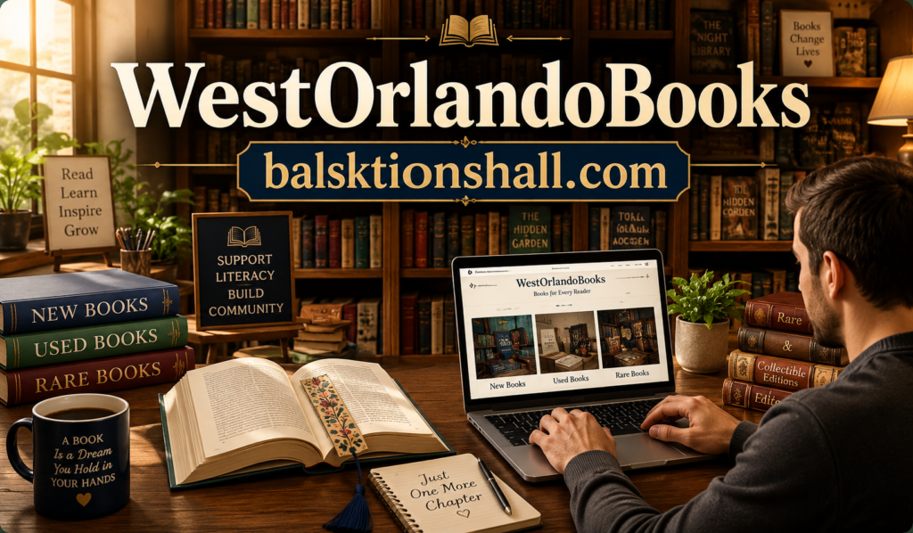WestOrlandoBooks A Community-Driven Online Bookstore for Every Reader